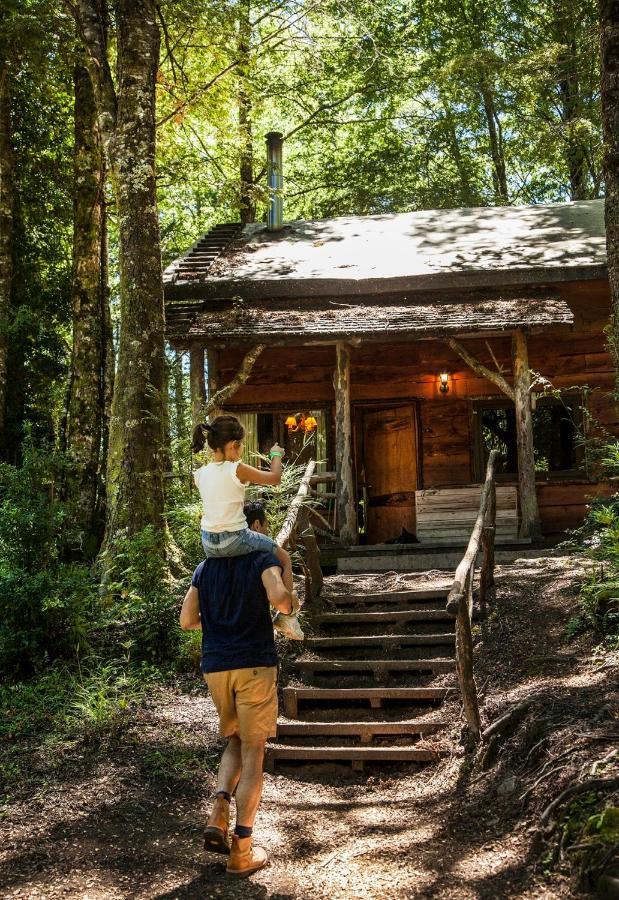 Huilo Huilo Cabanas Del Bosque Puerto Fuy Ngoại thất bức ảnh